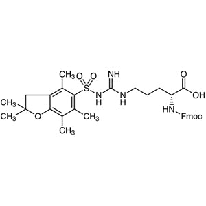 TCI F0875 187618-60-6 Nalpha-[(9H-Fluoren-9-ylmethoxy)carbonyl]-Nomega-(2,2,4,6,7-pentamethyldihydrobenzofuran-5-sulfonyl)-D-arginin