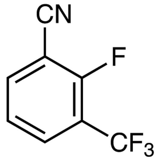 TCI F1125 146070-35-1 2-Fluoro-3-(trifluoromethyl)benzonitrile — struktur kimia