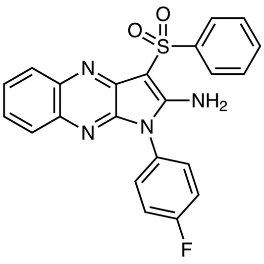 TCI F1204 374922-43-7 1-(4-Fluorophenyl)-3-(phenylsulfonyl)-1H-pyrrolo[2,3-b]quinoxalin-2-amine