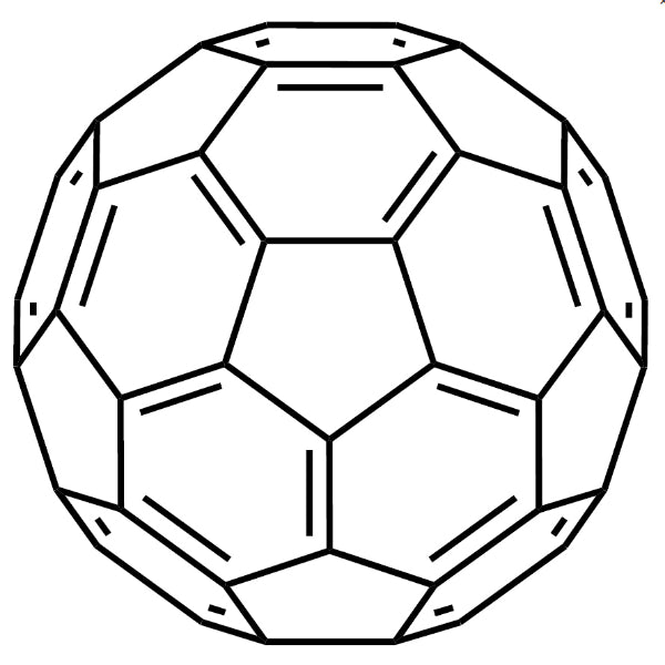 Fullerene C60 (purified by sublimation) [for organic electronics] (CAS 99685-96-8) - TCI F1232 - AMI Scientific