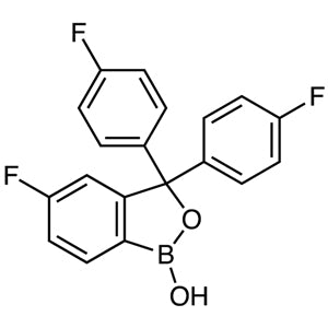 TCI F1259 2366993-30-6 5-Fluoro-3,3-bis(4-fluorofenil)benzo[c][1,2]oksaborol-1(3H)-ol
