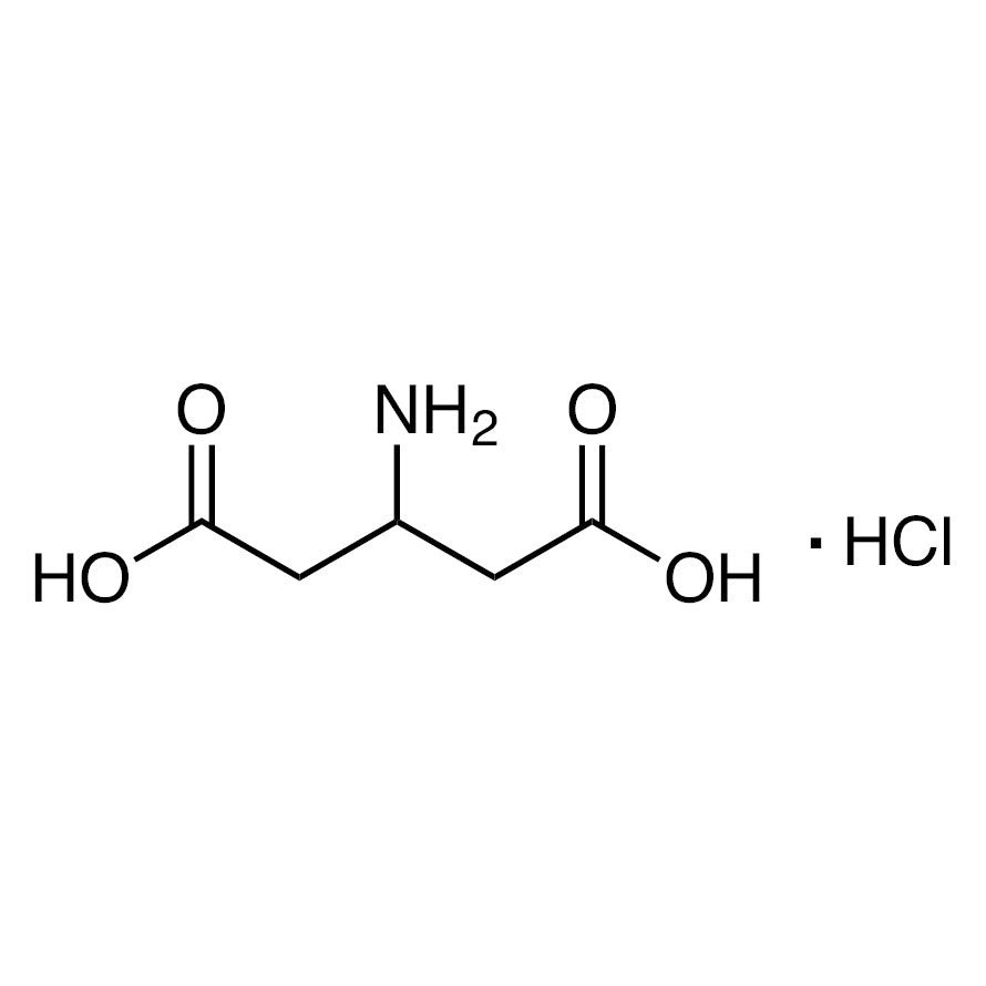 TCI G0435 336182-10-6 beta-Glutamic Acid Hydrochloride — struktur kimia