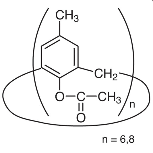 TCI H0889 4-Methyl-1-acetoxycalixarene [mixture of [6] and [8]] (contains 5-10% Acetone)