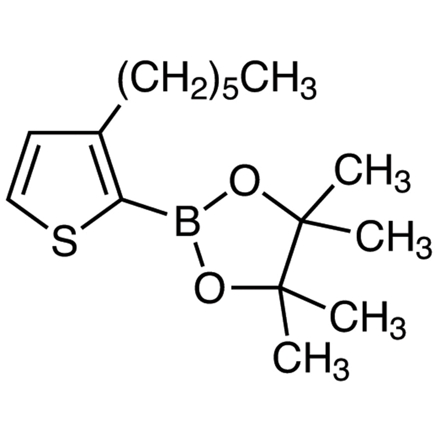 TCI H1298 850881-09-3 3-Hexyl-2-(4,4,5,5-tetramethyl-1,3,2-dioxaborolan-2-yl)thiophene