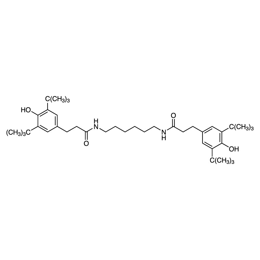 TCI H1704 23128-74-7 N,N'-(Heksana-1,6-diil)bis[3-(3,5-di-tert-butil-4-hidroksifenil)propanamida]