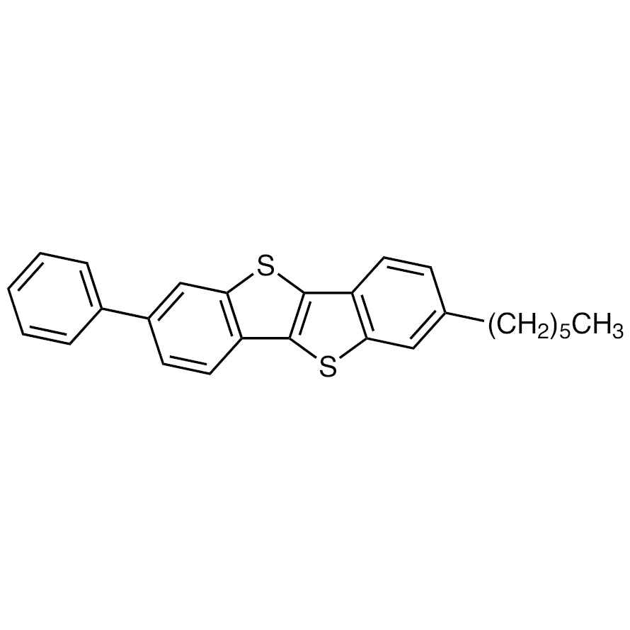 TCI H1769 1781261-93-5 2-Hexyl-7-phenyl[1]benzothieno[3,2-b][1]benzothiophene [untuk elektronik organik]