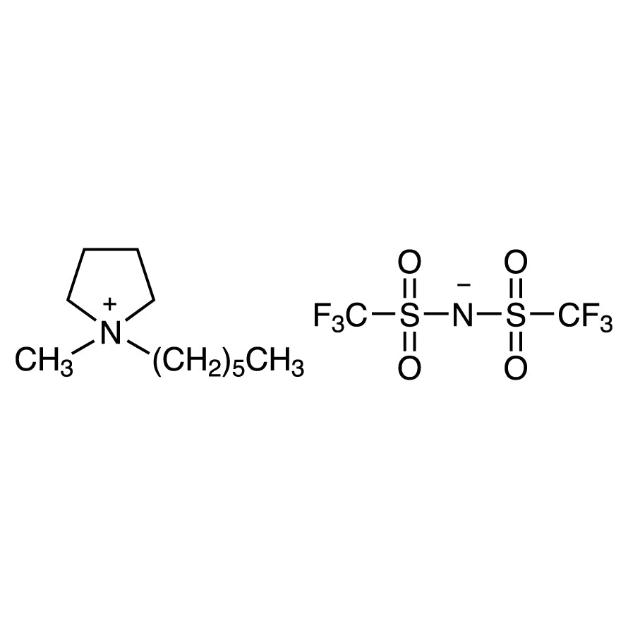 TCI H1824 380497-19-8 1-Hexyl-1-methylpyrrolidin-1-ium Bis((trifluoromethyl)sulfonyl)amide