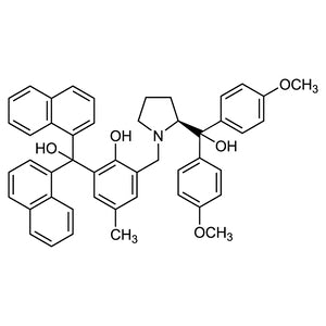 TCI H1857-100MG 2654844-23-0 (S)-2-[[2-[Hydroxybis(4-methoxyphenyl)methyl]pyrrolidin-1-yl]methyl]-6-[hydroxydi(naphthalen-1-yl)methyl]-4-methylphenol