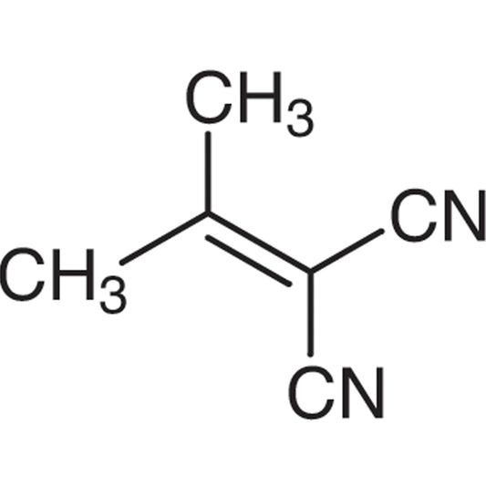 TCI I0488 13166-10-4 Isopropylidenemalononitrile — struktur kimia