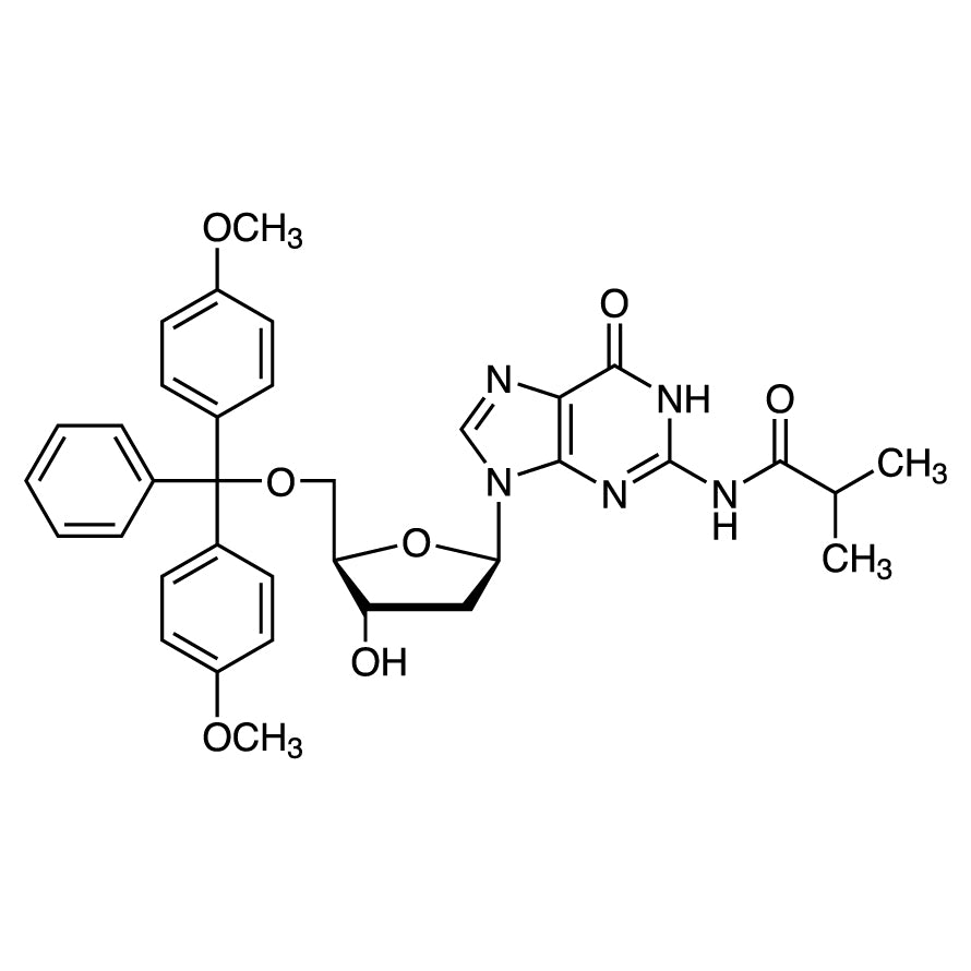 TCI I0697 68892-41-1 N2-Isobutyryl-5'-O-(4,4'-dimethoxytrityl)-2'-deoxyguanosine