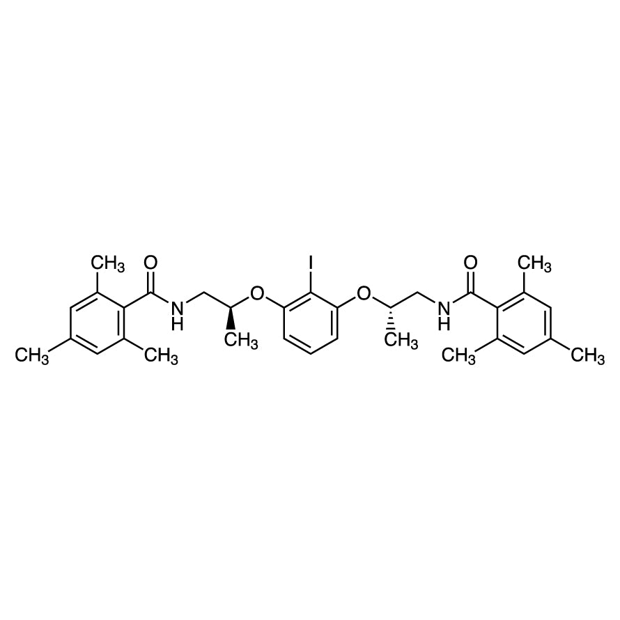 TCI I1122 1399008-27-5 N,N'-[(2S,2'S)-[(2-Iodo-1,3-phenylene)bis(oxy)]bis(propane-2,1-diyl)]bis(mesitylamide)