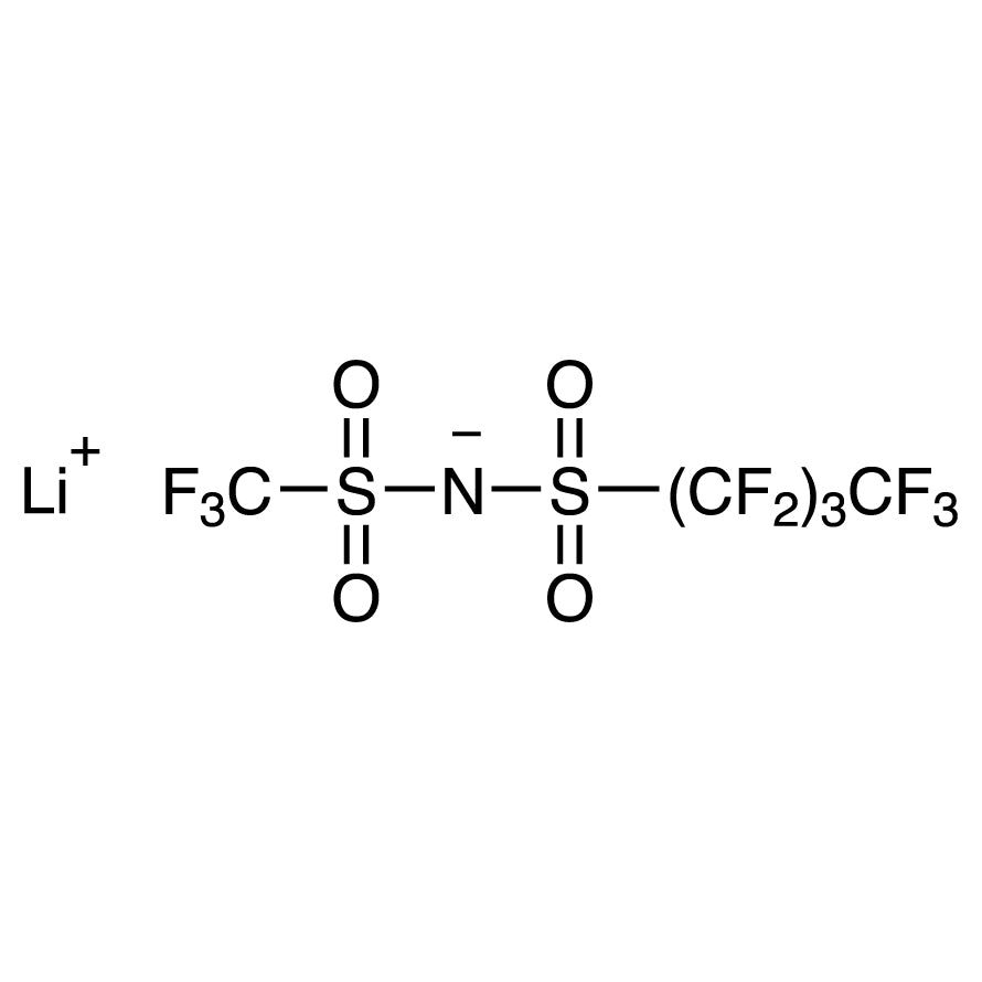 TCI L0420 176719-70-3 Lithium [(Nonafluorobutyl)sulfonyl][(trifluoromethyl)sulfonyl]azanide