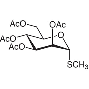 TCI M1501 64550-71-6 Metil 2,3,4,6-Tetra-O-asetil-1-tio-alfa-D-mannopiranosida (mengandung sekitar 5% beta-isomer)