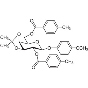 TCI M1596 1496536-69-6 4-Methoxyphenyl 3,4-O-Isopropylidene-2,6-bis-O-(4-methylbenzoyl)-beta-D-galactopyranoside