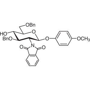 TCI M1615 129575-89-9 4-Methoxyphenyl 3,6-Di-O-benzyl-2-deoxy-2-phthalimido-beta-D-glucopyranoside