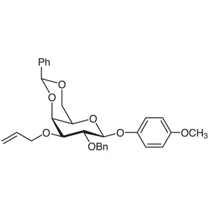 TCI M1620 2160551-35-7 4-Metoksifenil 3-O-Alil-2-O-benzil-4,6-O-benzilidena-beta-D-galaktopiranosida