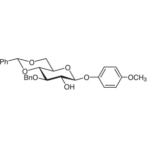 TCI M1640 303127-81-3 4-Metoksifenil 3-O-Benzil-4,6-O-benzilidena-beta-D-glukopiranosida