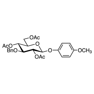 TCI M1642 303127-79-9 4-Methoxyphenyl 2,4,6-Tri-O-acetyl-3-O-benzyl-beta-D-glucopyranoside