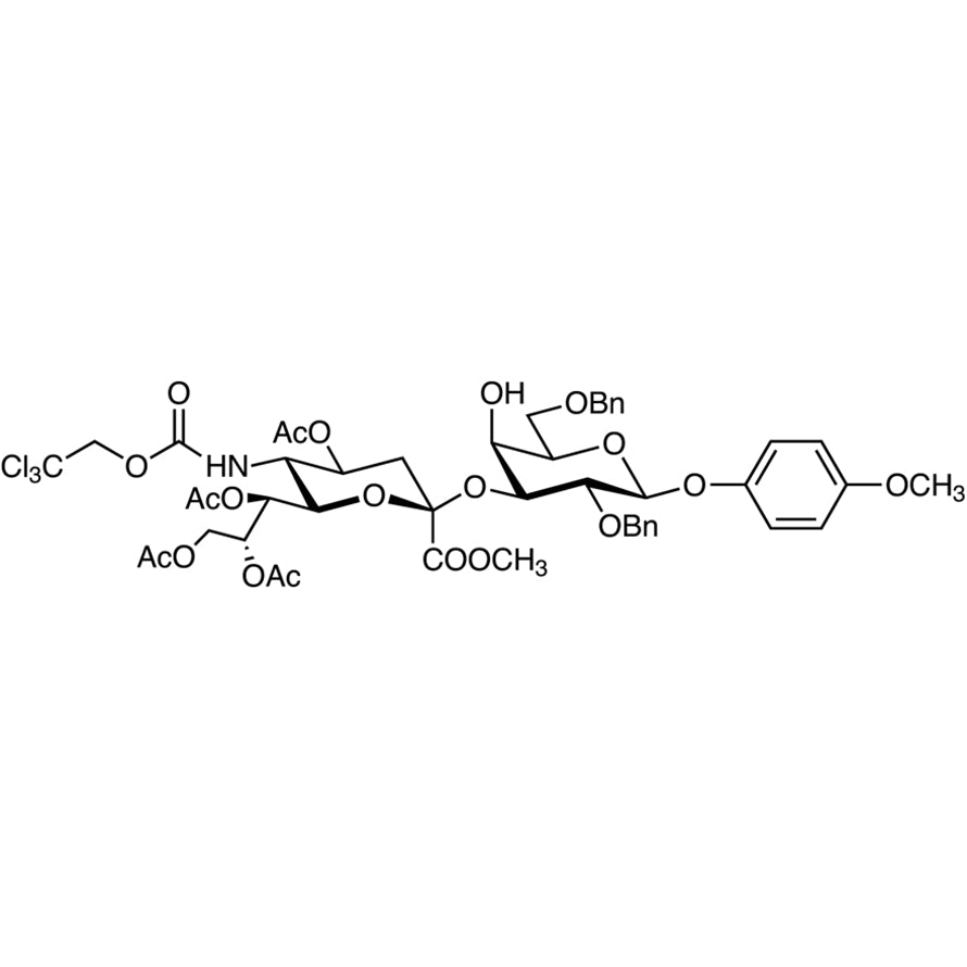 TCI M1729 610763-72-9 Neu5Troc[1Me,4789Ac]alpha(2-3)Gal[26Bn]-beta-MP