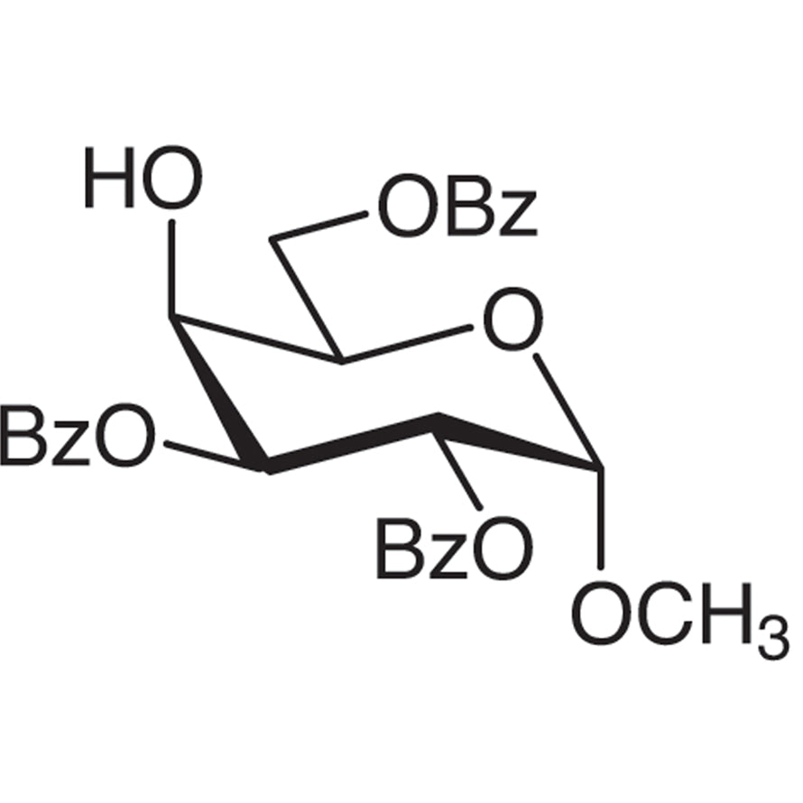 TCI M1933 3601-36-3 Methyl 2,3,6-Tri-O-benzoyl-alpha-D-galactopyranoside