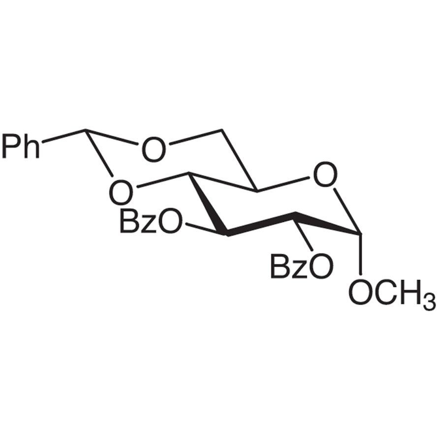 TCI M2013 6748-91-0 Methyl 2,3-Di-O-benzoyl-4,6-O-benzylidene-alpha-D-glucopyranoside