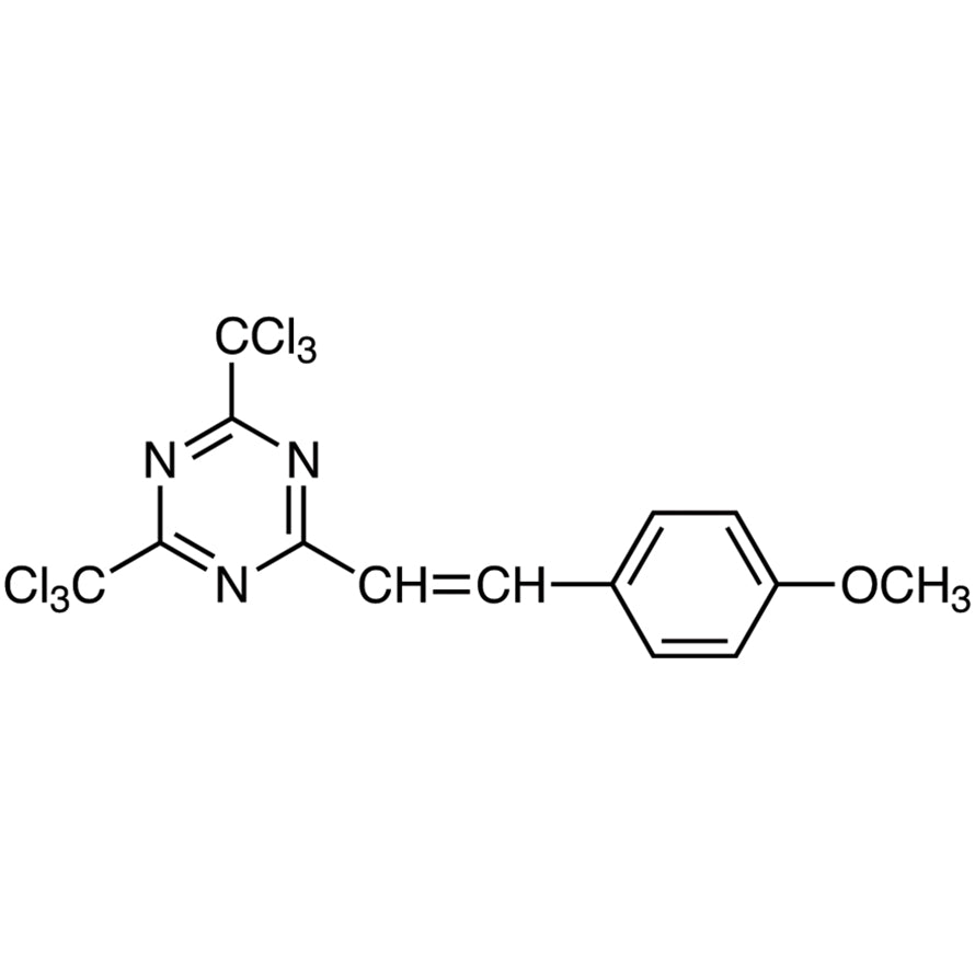TCI M2140 42573-57-9 2-(4-Methoxystyryl)-4,6-bis(trichloromethyl)-1,3,5-triazine