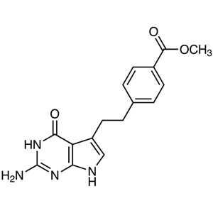 155405-80-4 Methyl 4-[2-(2-Amino-4,7-dihydro-4-oxo-3H-pyrrolo[2,3-d]pyrimidin-5-yl)ethyl]benzoate - AMI Scientific