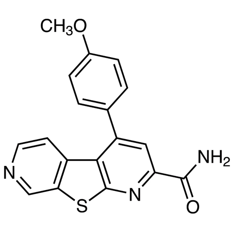 TCI M3085 942135-14-0 4-(4-Methoxyphenyl)thieno[2,3-b:5,4-c']dipyridine-2-carboxamide