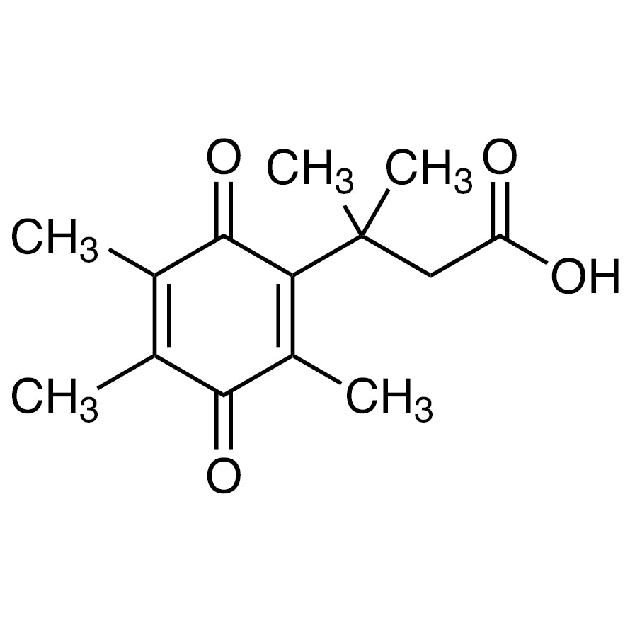 TCI M3248 40662-29-1 3-Metil-3-(2,4,5-trimetil-3,6-dioksosikloheksa-1,4-dien-1-il)butanoat Asam