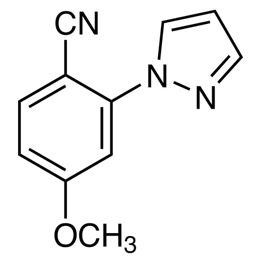 TCI M3412 1200536-22-6 4-Methoxy-2-(1H-pyrazol-1-yl)benzonitrile