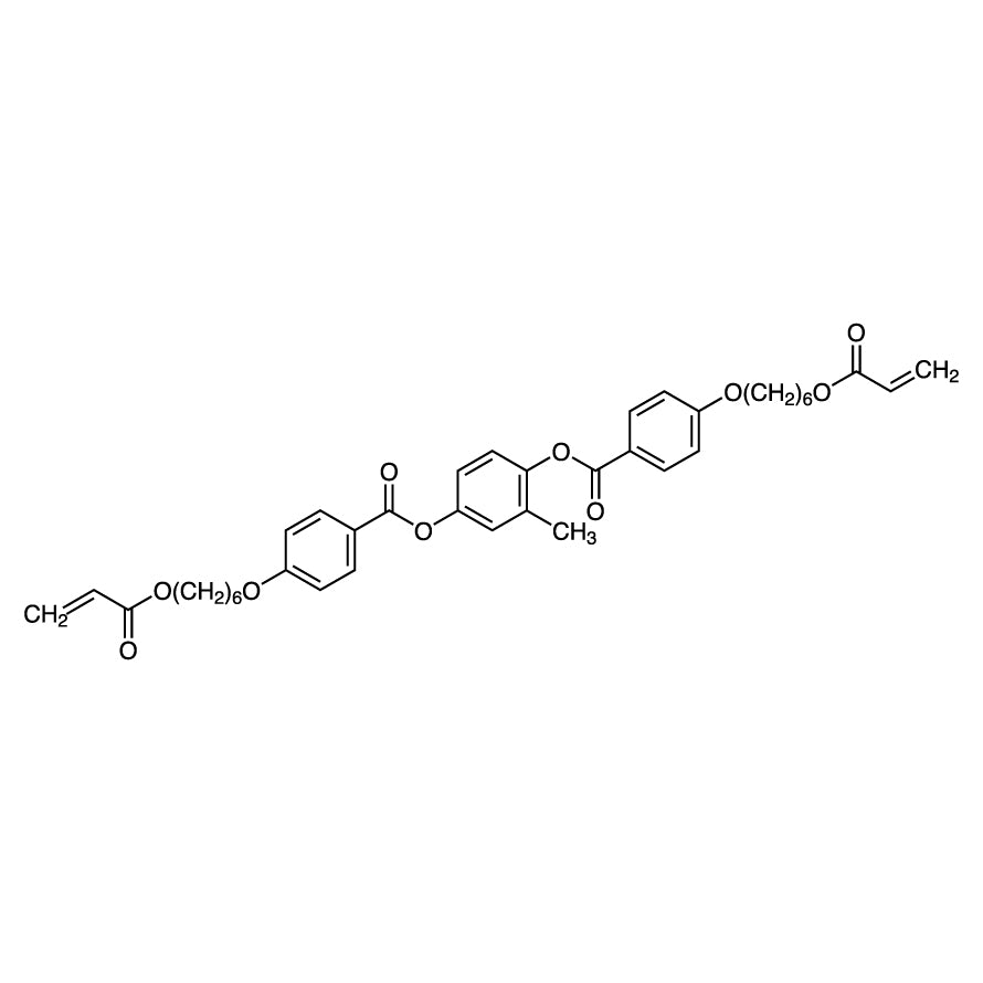 TCI M3585 125248-71-7 2-Methyl-1,4-phenylene Bis[4-[[6-(acryloyloxy)hexyl]oxy]benzoate]