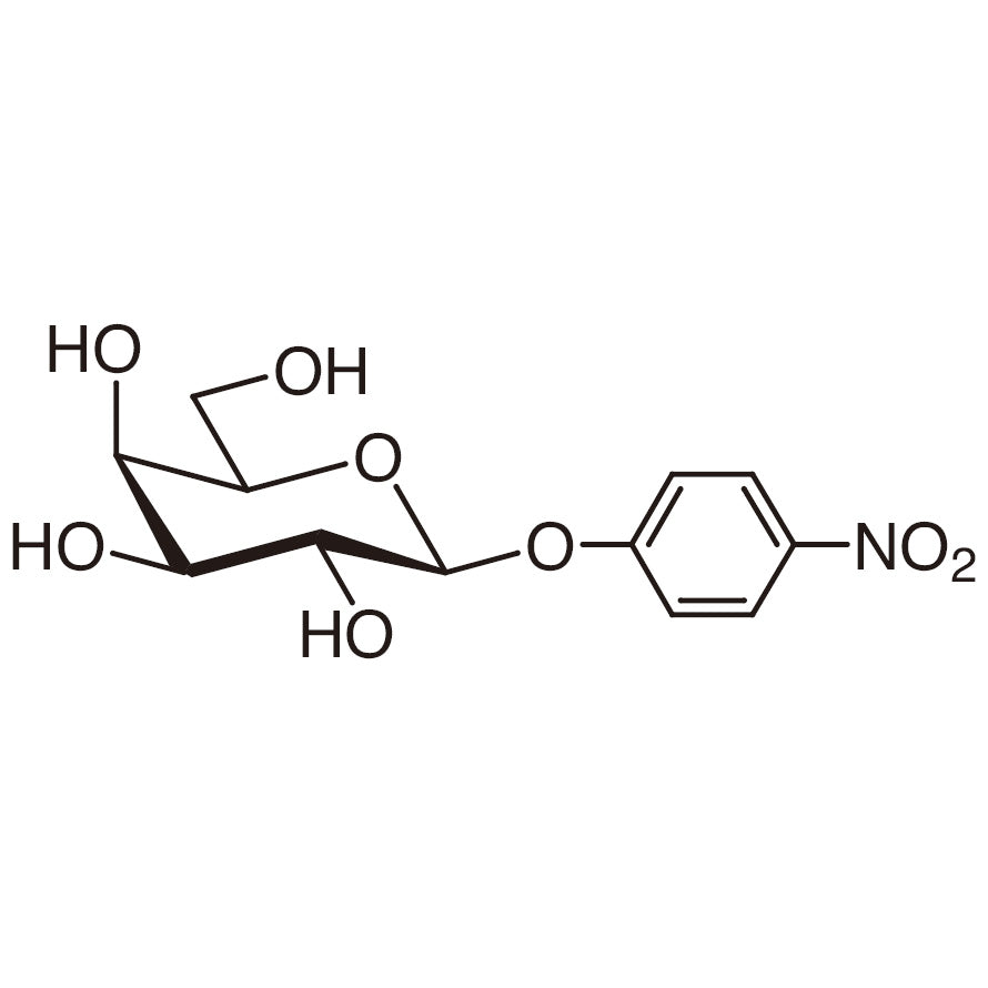 TCI N0616 3150-24-1 4-Nitrophenyl beta-D-Galactopyranoside [Substrate for beta-Galactosidase]