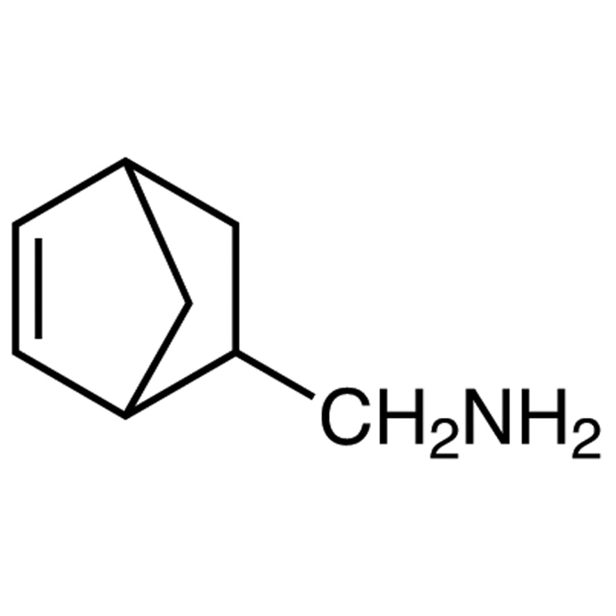 TCI N0907 95-10-3 5-Norbornene-2-methylamine (mixture of isomers) — struktur kimia
