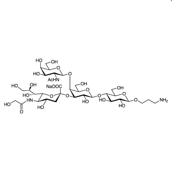 TCI N1275 Neu5Gc alpha(2-3)[GalNAc beta(1-4)]Gal beta(1-4)Glc-beta-propylamine