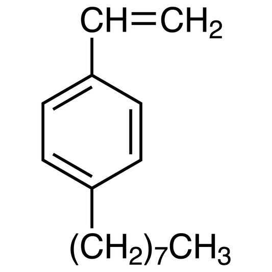 TCI O0273 46745-66-8 4-n-Octylstyrene (stabilized with TBC) — struktur kimia