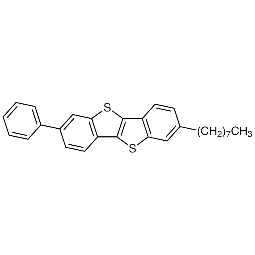 TCI O0576 1781261-95-7 2-Octyl-7-phenyl-benzo[d][1]benzothieno[3,2-b]thiophene [for organic electronics]