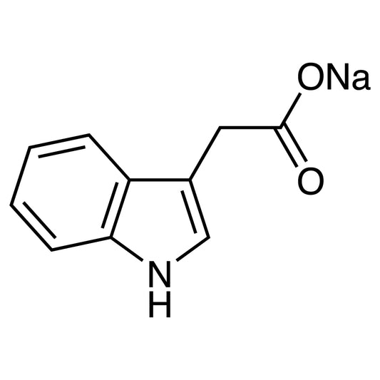 TCI O0603 6505-45-9 Sodium 2-(1H-Indol-3-yl)acetate — struktur kimia
