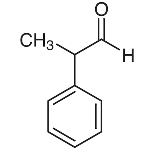 TCI P0646 93-53-8 2-Phenylpropionaldehyde — struktur kimia