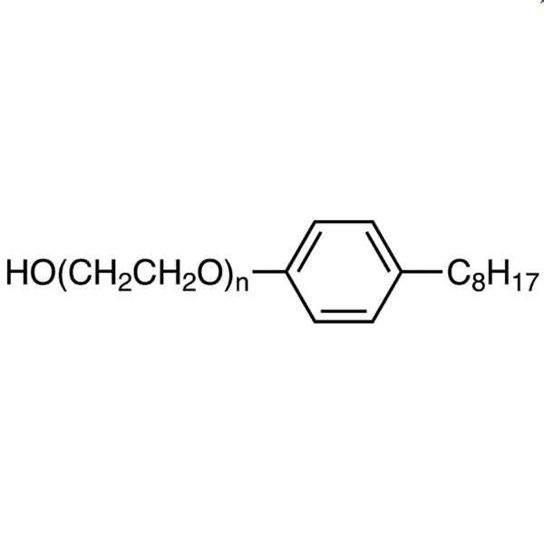 TCI P0873 9002-93-1 Polyethylene Glycol Mono-4-octylphenyl Ether (n=approx. 10)