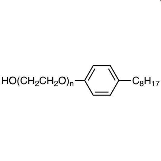 TCI P0873 9002-93-1 Polyethylene Glycol Mono-4-octylphenyl Ether (n=approx. 10)
