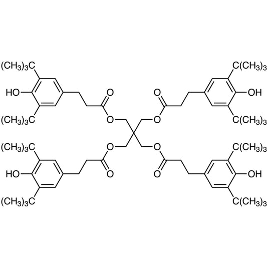 TCI P0932 6683-19-8 Pentaerythritol Tetrakis[3-(3,5-di-tert-butyl-4-hydroxyphenyl)propionate]