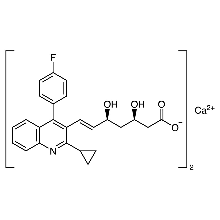 TCI P2071 147526-32-7 Pitavastatin Calcium (contains 15% Water at maximum)