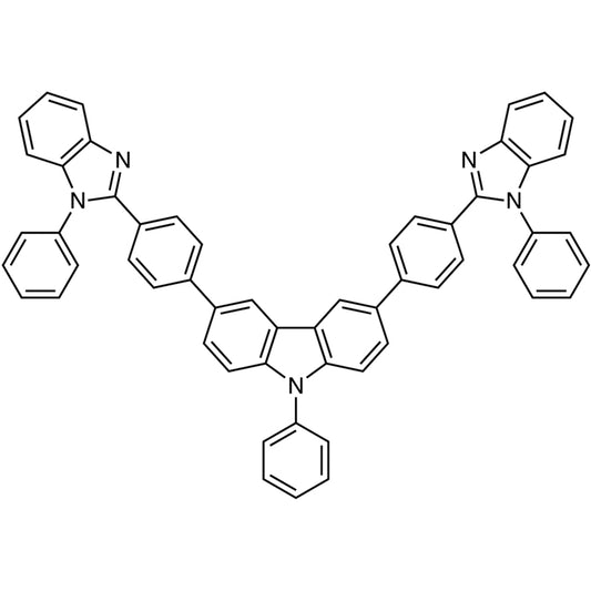1258780-50-5 9-Phenyl-3,6-bis[4-(1-phenylbenzimidazol-2-yl)phenyl]carbazole - AMI Scientific