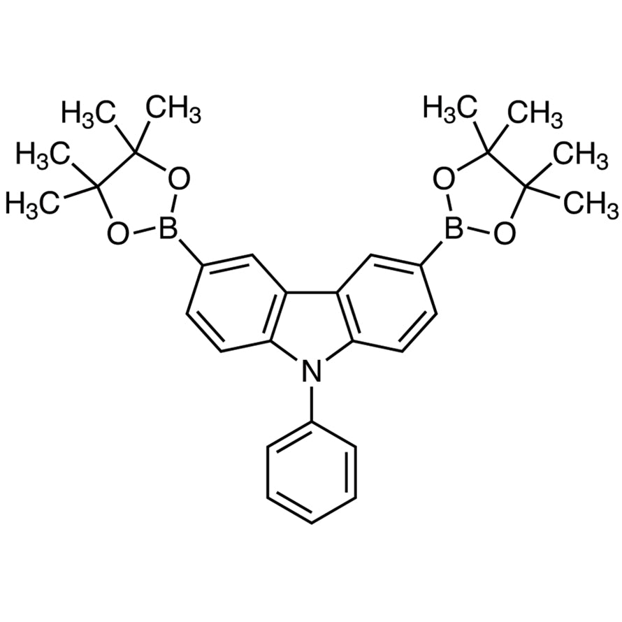 TCI P2350 618442-57-2 9-Phenyl-3,6-bis(4,4,5,5-tetramethyl-1,3,2-dioxaborolan-2-yl)carbazole