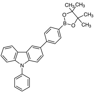 TCI P2561 1219956-30-5 9-Phenyl-3-[4-(4,4,5,5-tetramethyl-1,3,2-dioxaborolan-2-yl)phenyl]-9H-carbazole