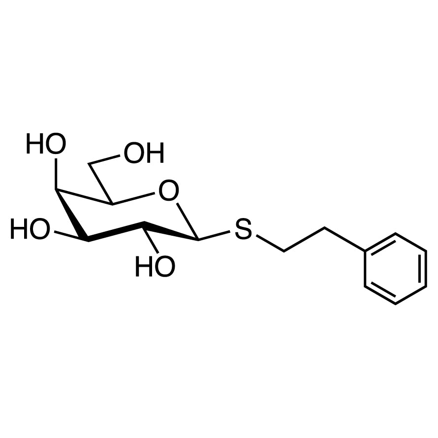 TCI P2921 63407-54-5 2-Phenylethyl 1-Thio-beta-D-galactopyranoside