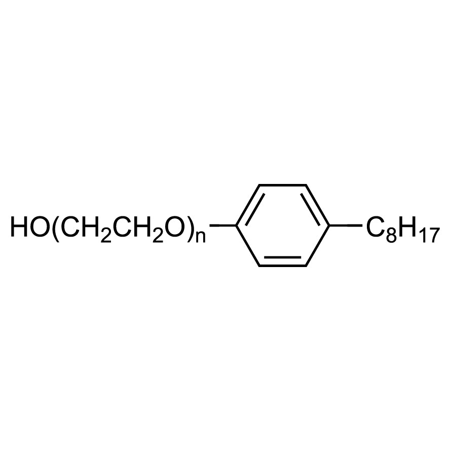 TCI P3291 Polyethylene Glycol Mono-4-octylphenyl Ether (n=approx. 10) Solution (10w/v% in H2O) [for Molecular Biology]