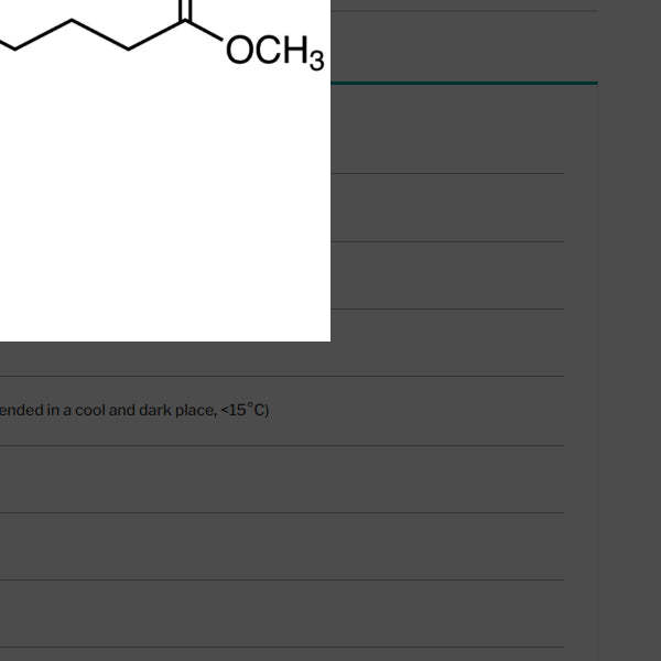 TCI S0307 1731-84-6 Methyl Nonanoate [Standard Material for GC]