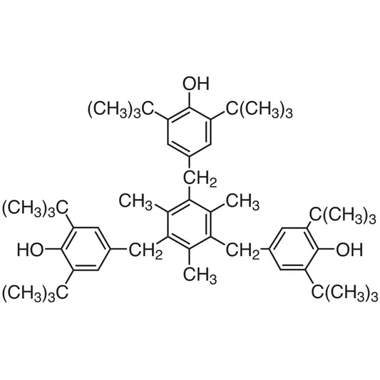 TCI T0916 1709-70-2 2,4,6-Tris(3',5'-di-tert-butyl-4'-hydroxybenzyl)mesitylene