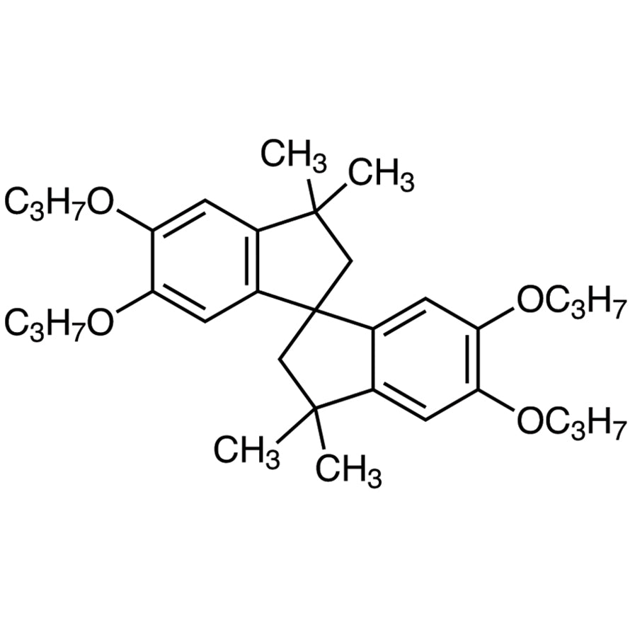 TCI T1477 89929-65-7 3,3,3',3'-Tetrametil-5,5',6,6'-tetrapropoksi-1,1'-spirobiindana